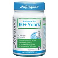 Life-Space Probiotic For 60+ Years 60 Capsules