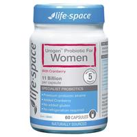Life-Space Urogen Probiotic For Women 60 Capsules