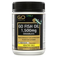 GO Healthy Fish Oil 1500mg Odourless 210 Capsules