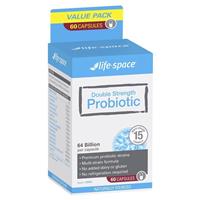 Life-Space Double Strength Probiotic 60 Capsules Exclusive Size