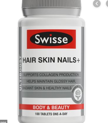 Viên uống hỗ trợ da tóc và móng Swisse Ultiboost Hair Skin Nails+ 100 Tablets - Săn Hàng Úc-Sydney Viên uống hỗ trợ da tóc và móng Swisse Ultiboost Hair Skin Nails+ 100 Tablets - Săn Hàng Úc-Sydney