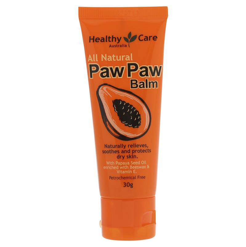 Dưỡng ẩm làm dịu và bảo vệ da khô Healthy Care Paw Paw Balm 30g - Săn Hàng  Úc-Sydney