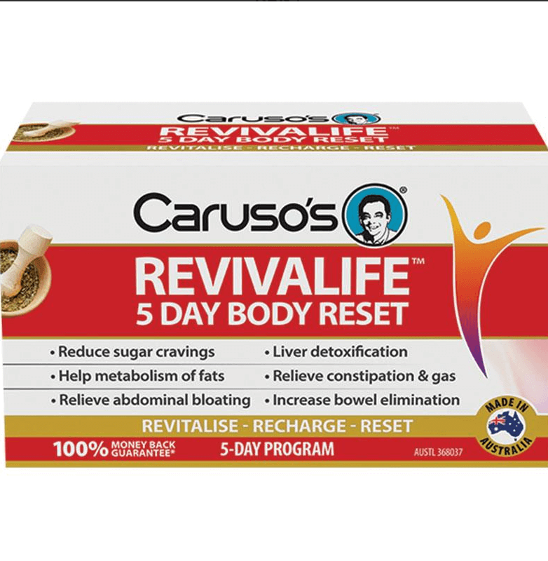 Viên uống phục hồi cơ thể Carusos Revivalife 5 Day Reset Kit 30 Tablets -  Săn Hàng Úc-Sydney