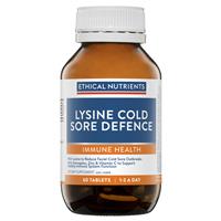 Ethical Nutrients Lysine Cold Sore Defence 60 Tablets