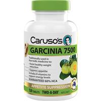 Carusos Garcinia Cambogia 7500 120 Tablets
