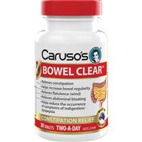 Carusos Bowel Clear 30 Tablets