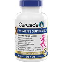 Carusos Womens Super Multi 60 Tablets