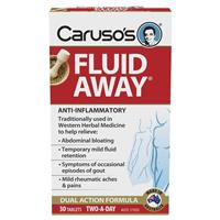 Carusos Fluid Away 30 Tablets