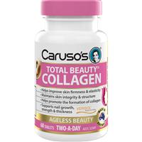 Carusos Total Beauty Collagen 60 Tablets