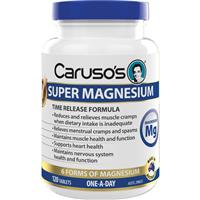 Carusos Super Magnesium 120 Tablets