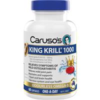 Carusos King Krill 1000MG 60 Capsules