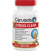 Carusos Stress Clear 60 Tablets