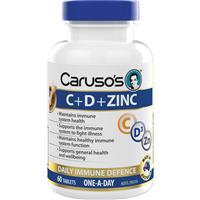 Carusos C + D + ZINC 60 Tablets