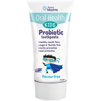 Henry Blooms Kids Probiotic Toothpaste Flavour Free 50g