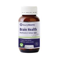 Henry Blooms Brain Health Mushrooms & Ginkgo 6000 40 Capsules